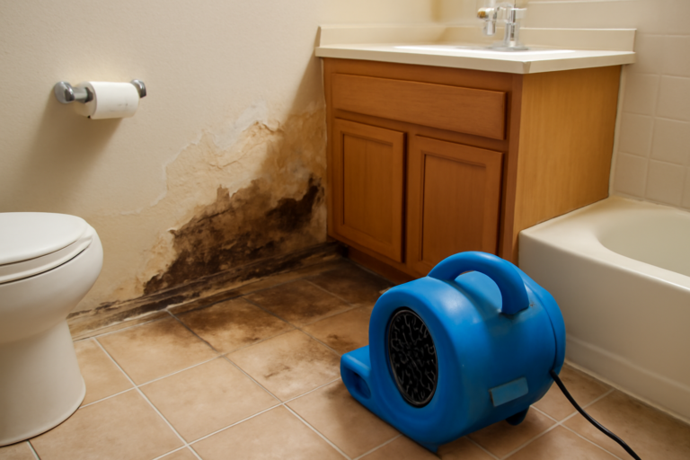 Bathroom Water Damage Restoration