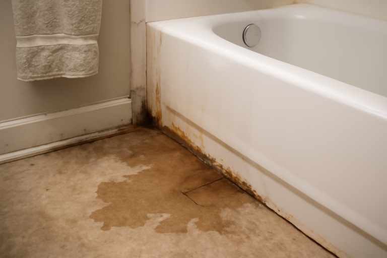Bathtub Overflow Water Removal