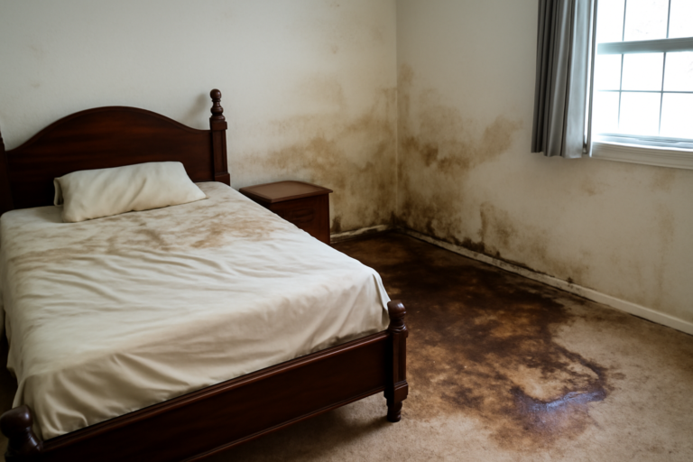 Bedroom Water Removal