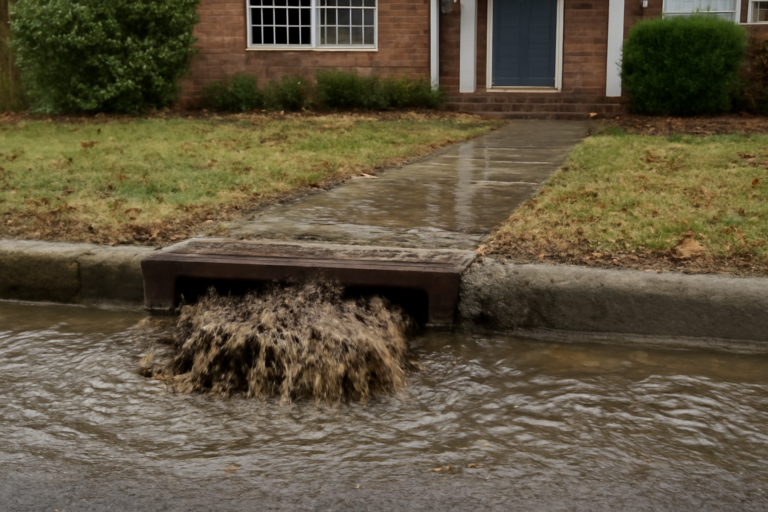 Clogged Drain Water Removal