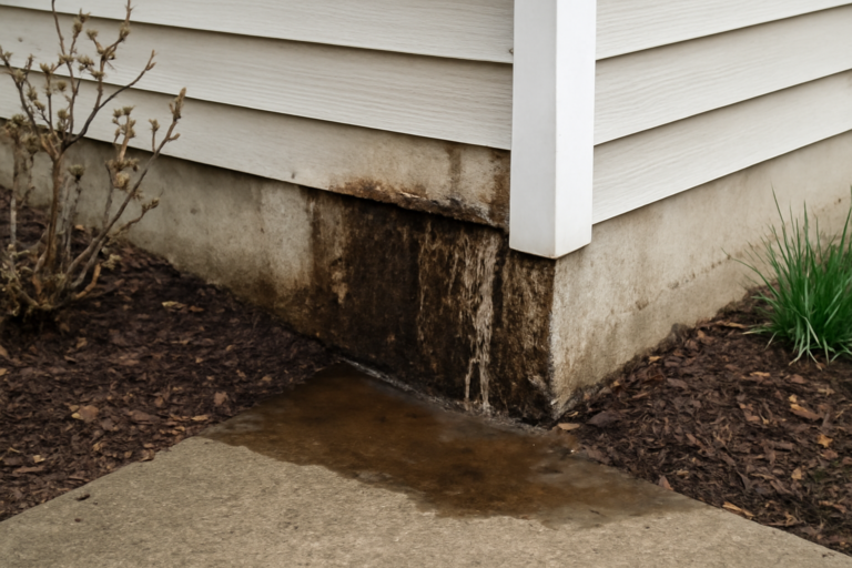 Foundation Leak Water Removal