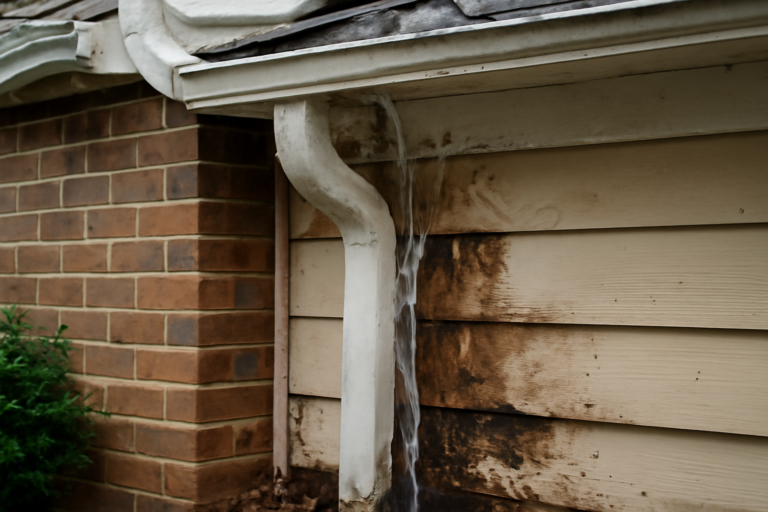 Gutter Overflow Water Removal