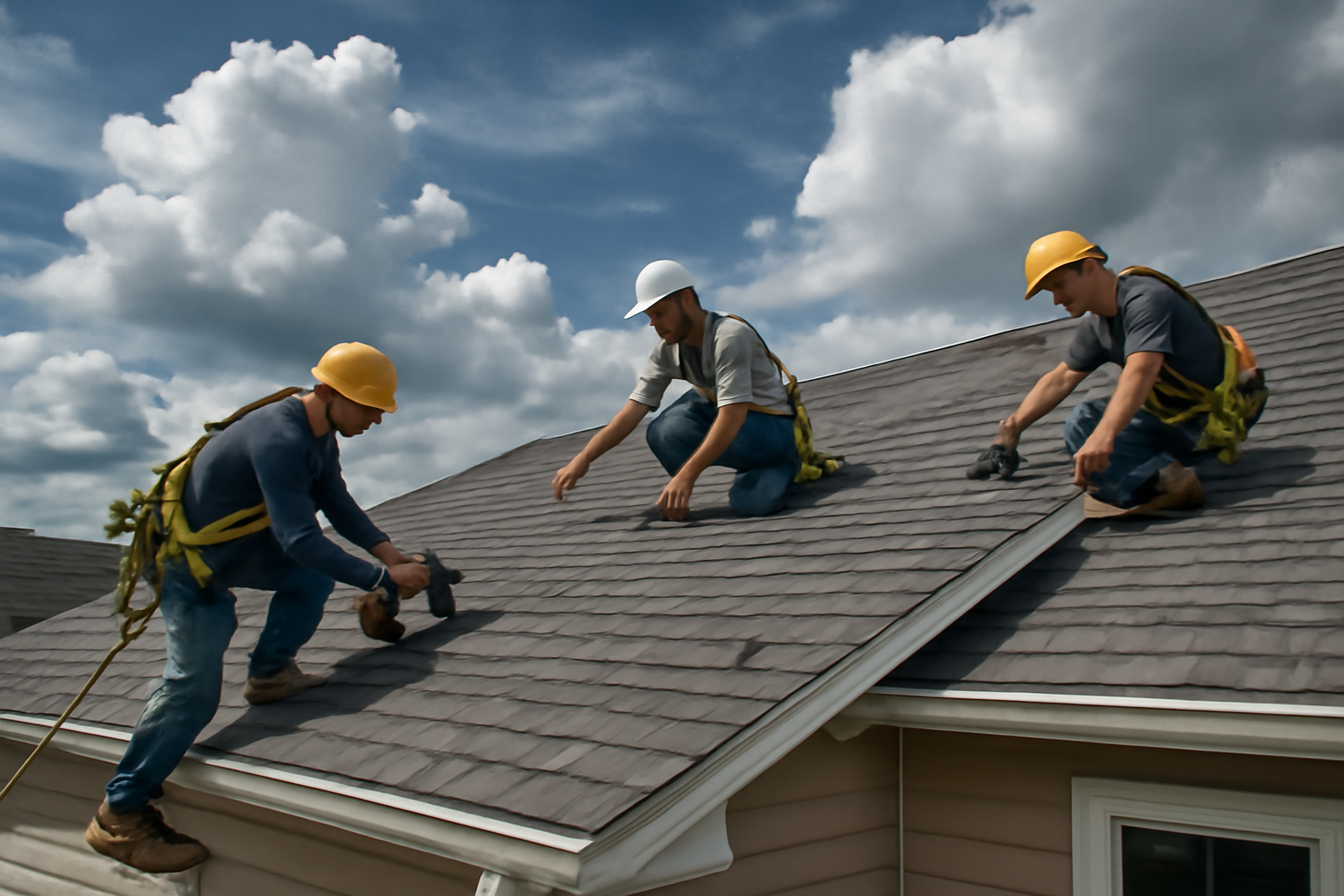 Storm damage repair service