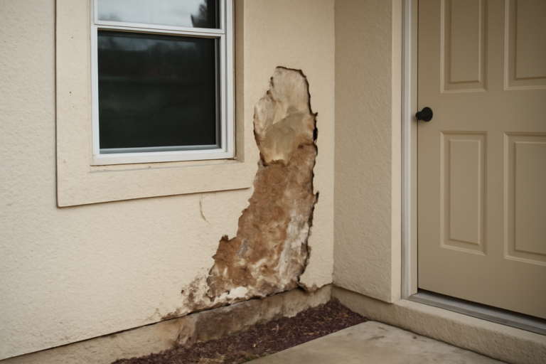 Stucco Water Damage Repair