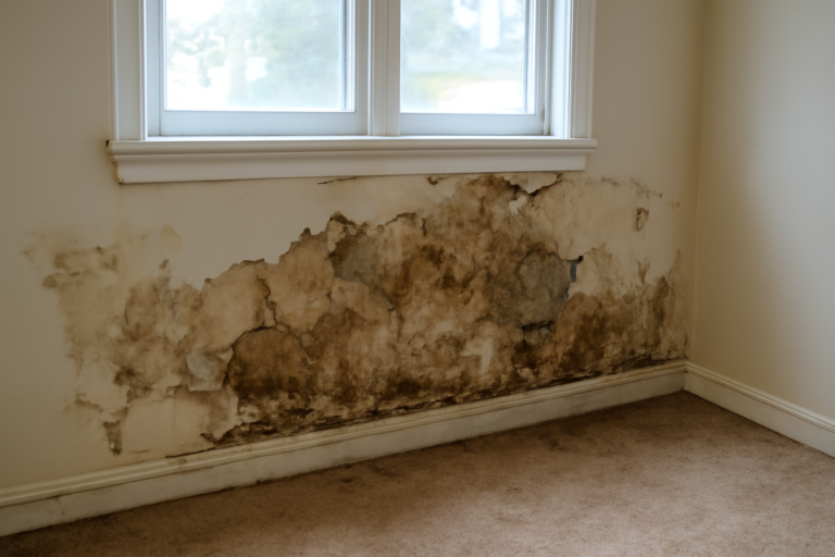 Wall Water Damage Repair