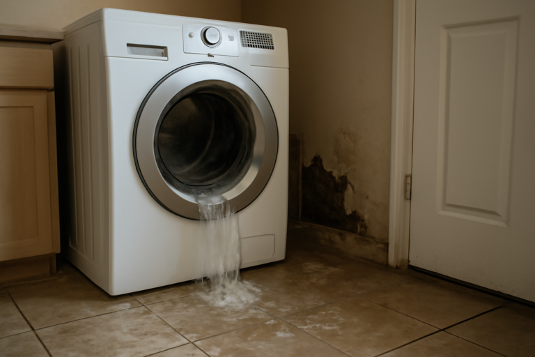 Washing Machine Overflow Water Removal
