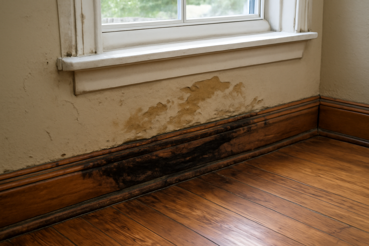 Wood Trim Water Damage Restoration in Osceola, AR